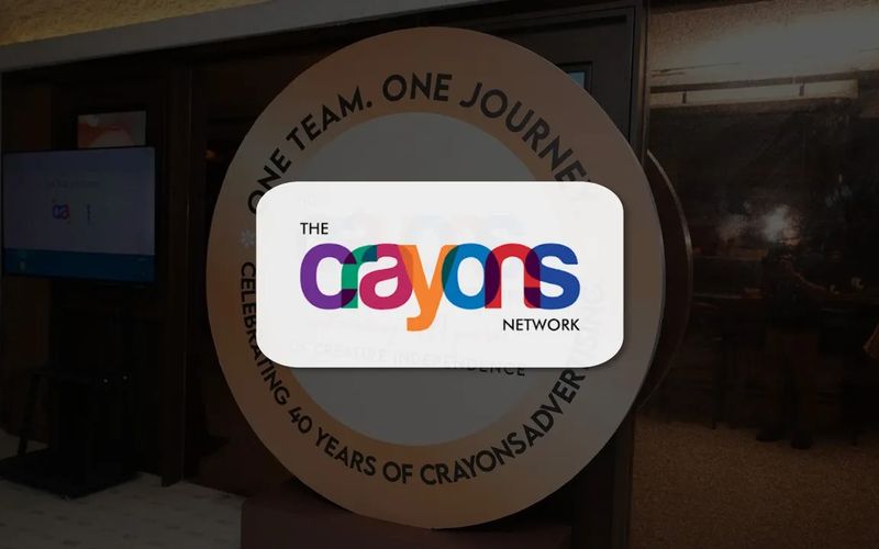 The Crayons Network’s 40-years emblem